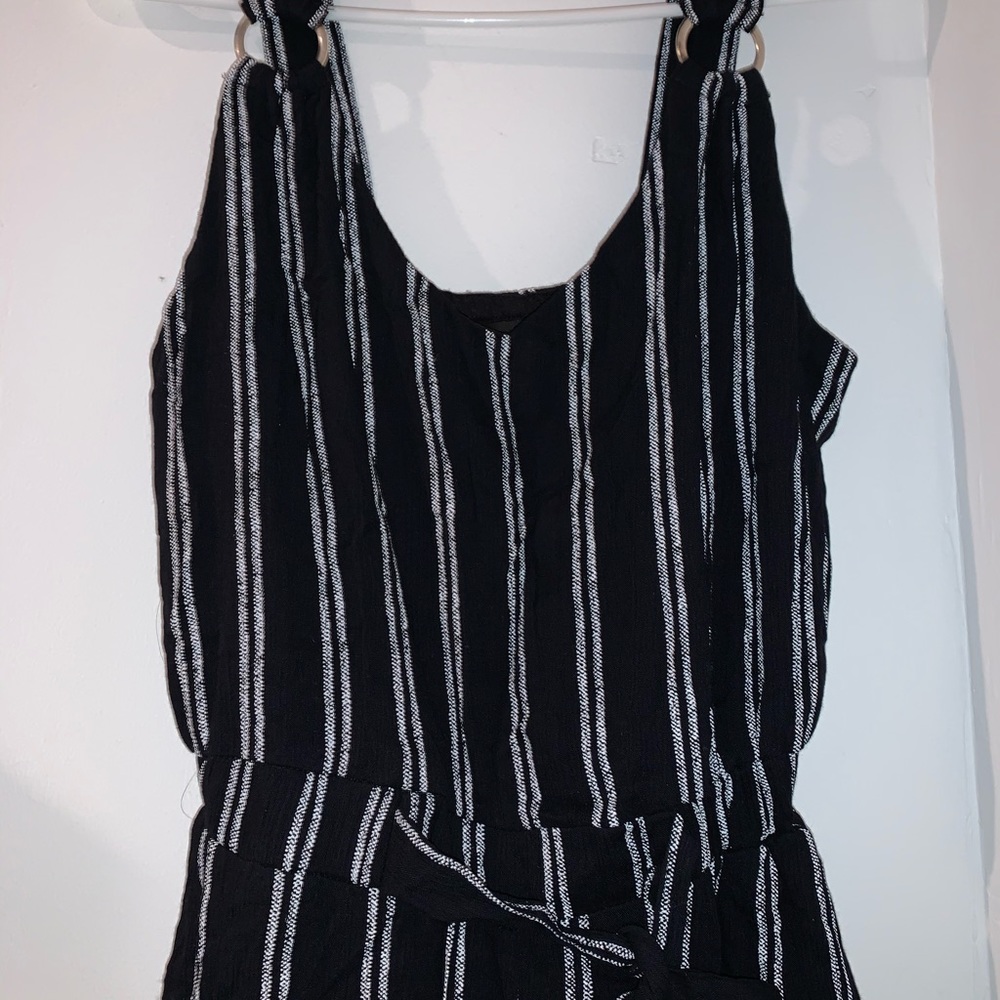 Jumpsuit black/white
